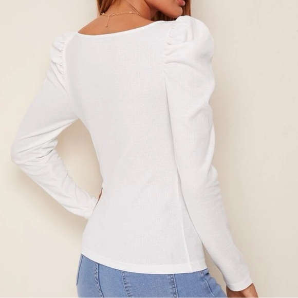 Boho square neck blouse - Picture 3 of 5